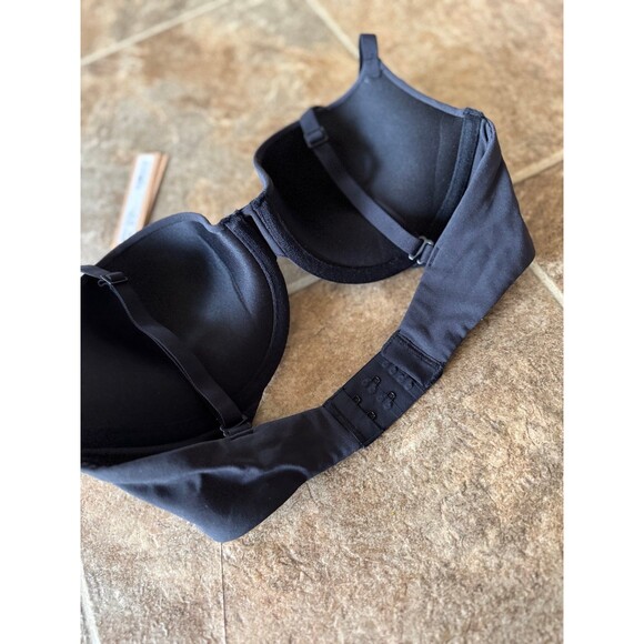 Skims Fits Everybody Push-up Demi Bra Onyx Size 30D - Picture 6 of 7